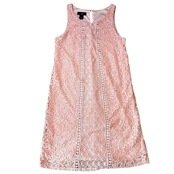I.N. San Francisco Dresses & Skirts - I.N. San Francisco A-Line Light Pink Floral Lace Short Dress Size Small